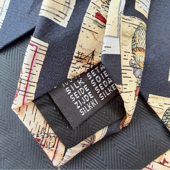 Men’s Tango By Max Raab Silk Necktie 
Aerostatic Ballon Design - Picture 5 of 6